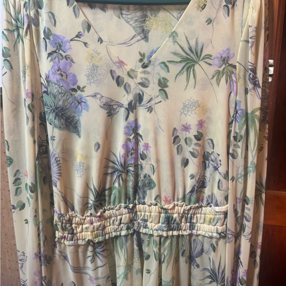 INC International Concepts Leafy Green Top